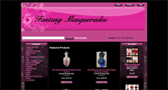 Desktop Screenshot of fantasymasquerades.com
